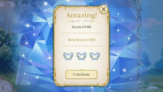 Cinderella Free Fall level completed