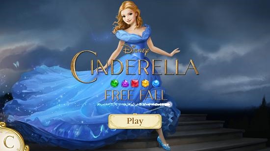 Cinderella Free Fall main screen