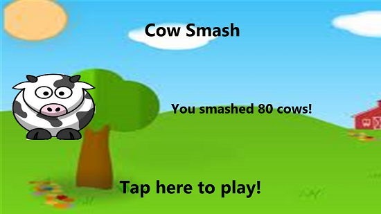 Cow Smash score