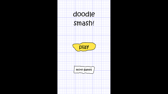 Doodle Smash main menu