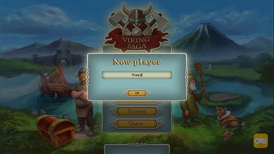 Viking Saga Main Screen
