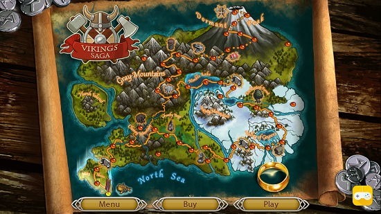 Viking Saga Map