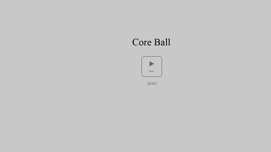 Core Ball   main screen