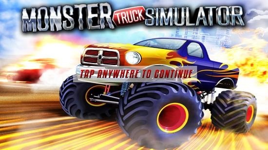 Monster Truck Simulator Main Screen