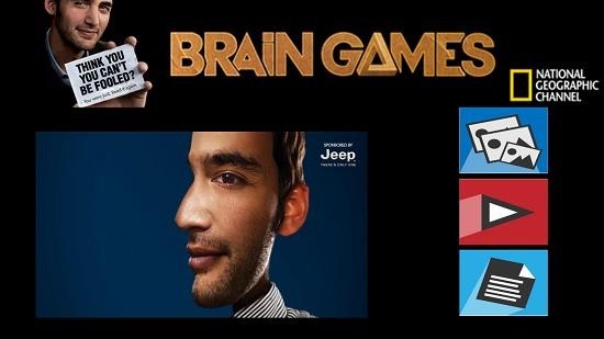Nat Geo Brain Games Main Screen