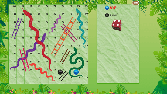Snakes And Ladders game for desktop