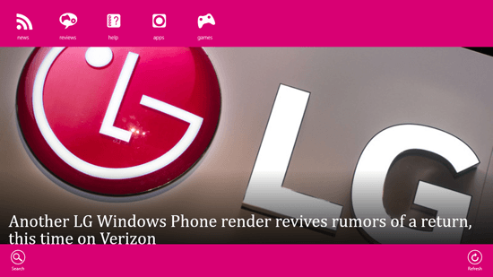 Free Windows 8 News App