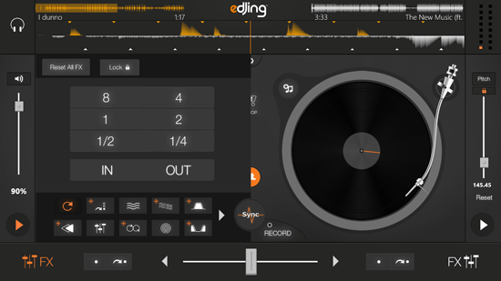 DJ mixer Console