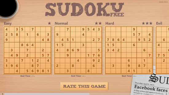  Sudoku Free