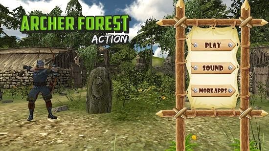 Archer Forest Action Main Screen