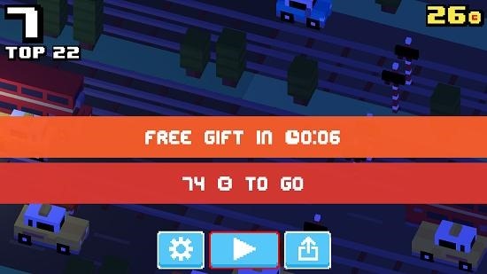 Crossy Road game over