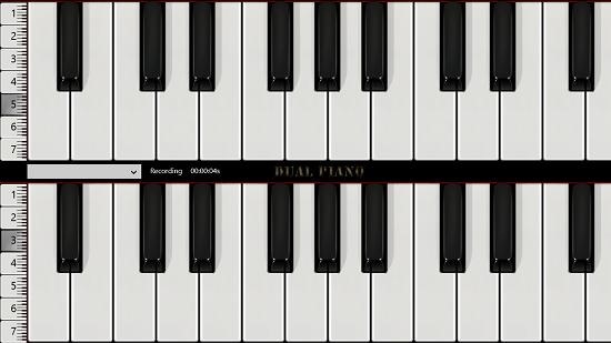 Dual Piano recording in process