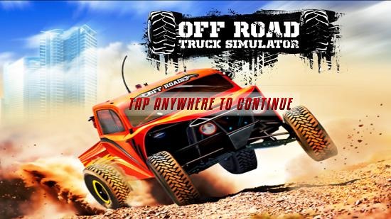 Off Road Truck Simulator main screen