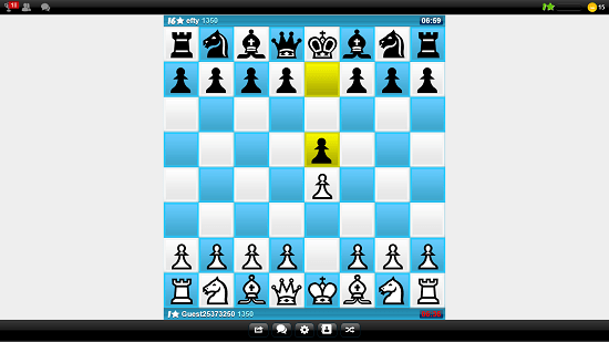 Online Chess   gameplay in progress