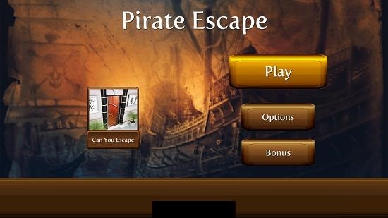 Pirate Escape Main Screen