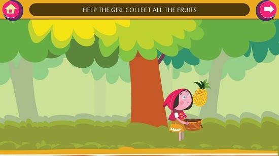 GS Kids! Toddler games hanging fruit