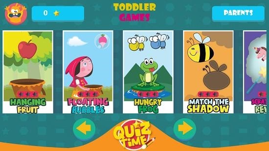 GS Kids! Toddler games main menu