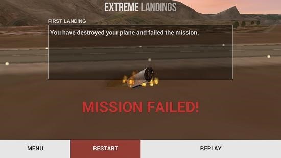 Extreme landings mission summary