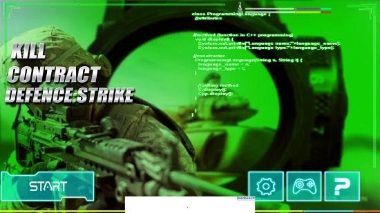 Kill Contract Defence Strike main screen