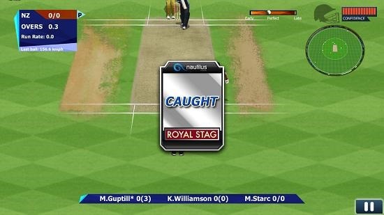Real Cricket 15 caught