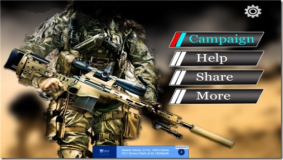 Free Shooting Game for Windows 8: Mountain Sniper Reloaded