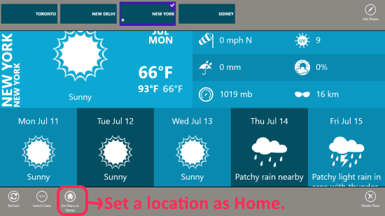 Weather App For Windows 8